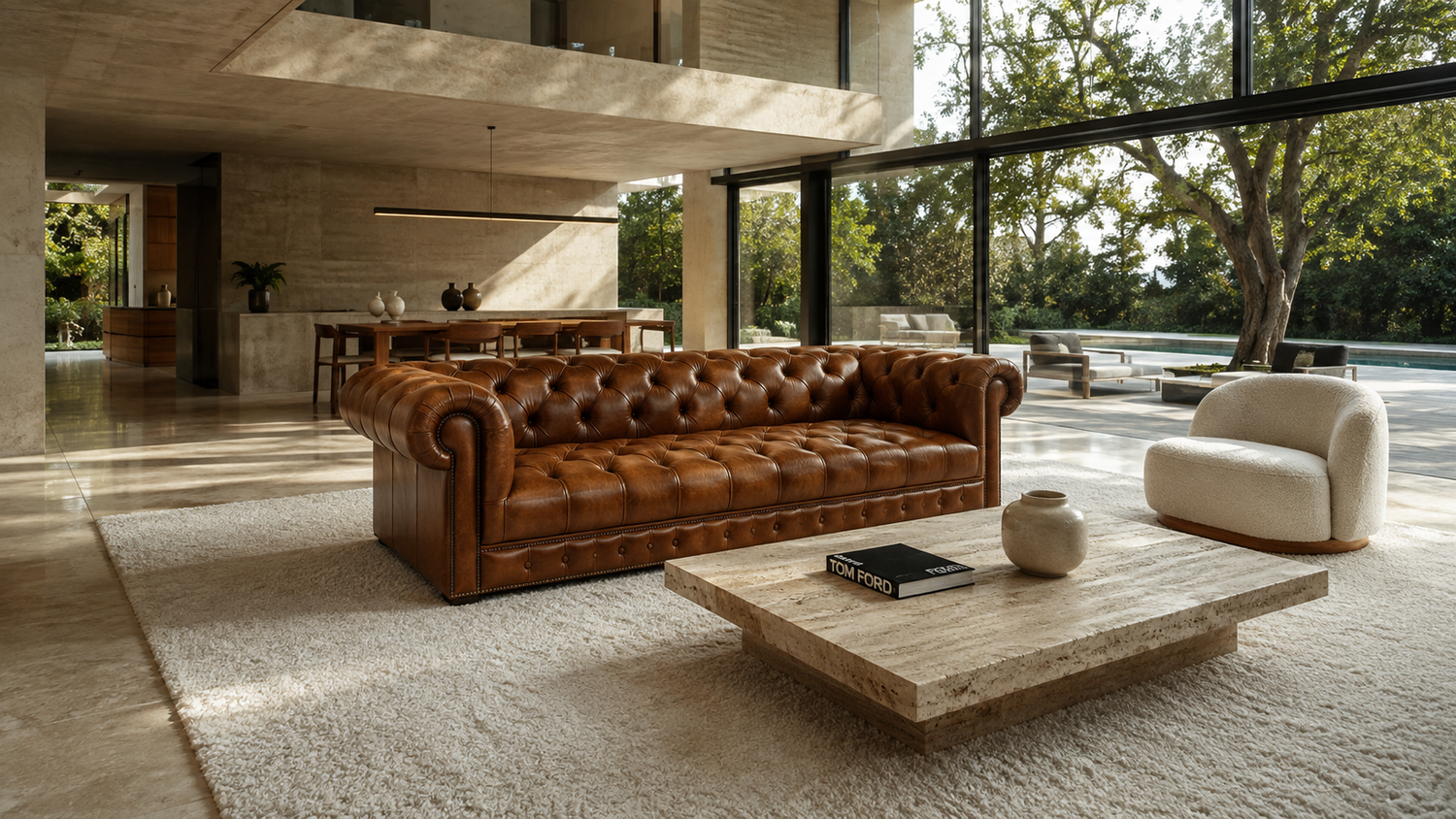 Sunlit Modern Living Room Retreat