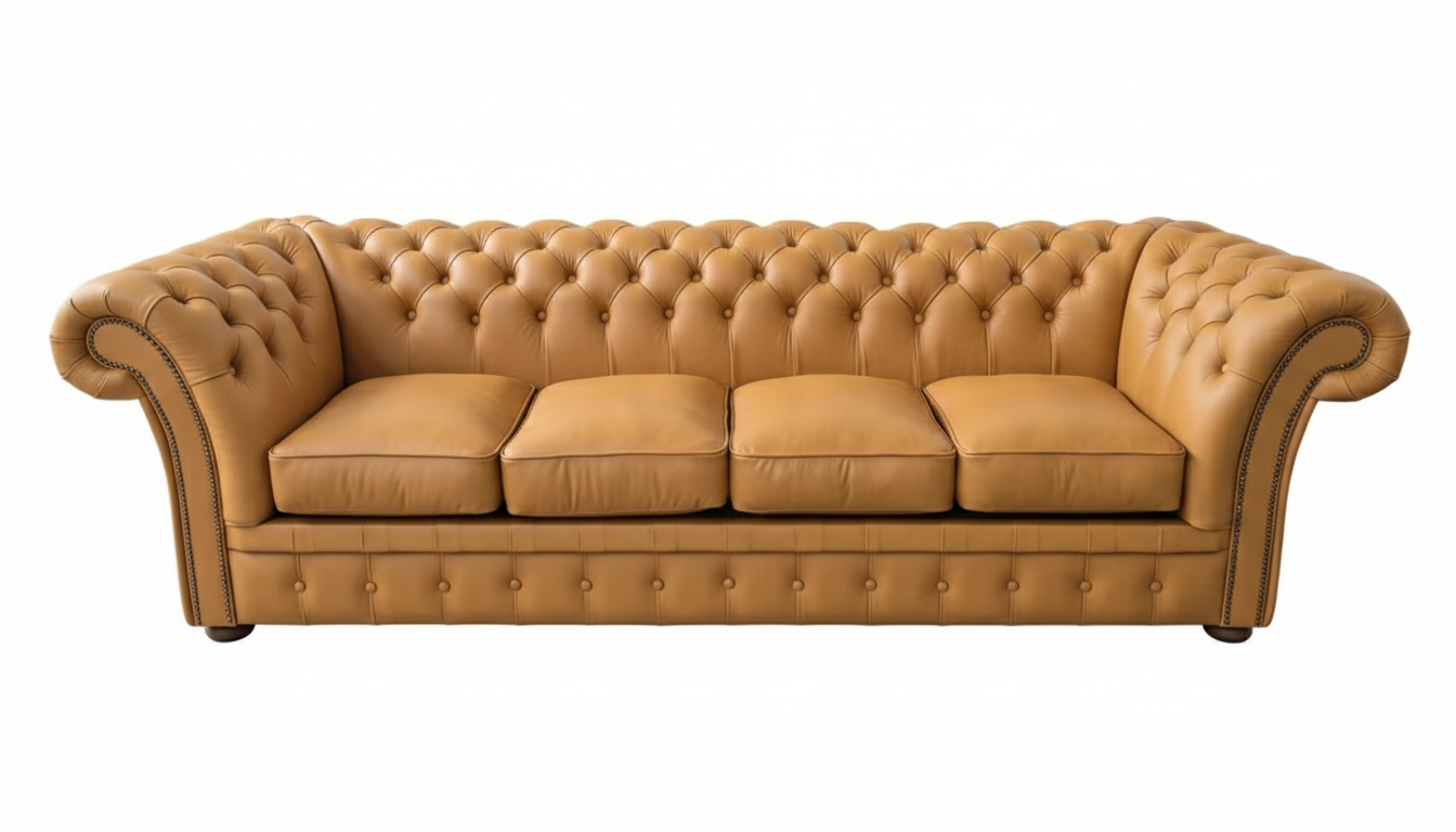 Klassisches Chesterfield 4-Sitzer Sofa