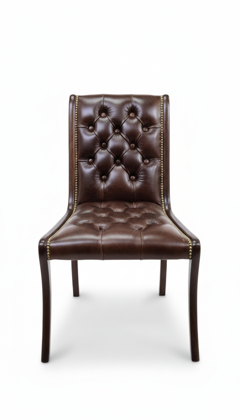 Krzesło do jadalni Chesterfield / Krzesło dekoracyjne